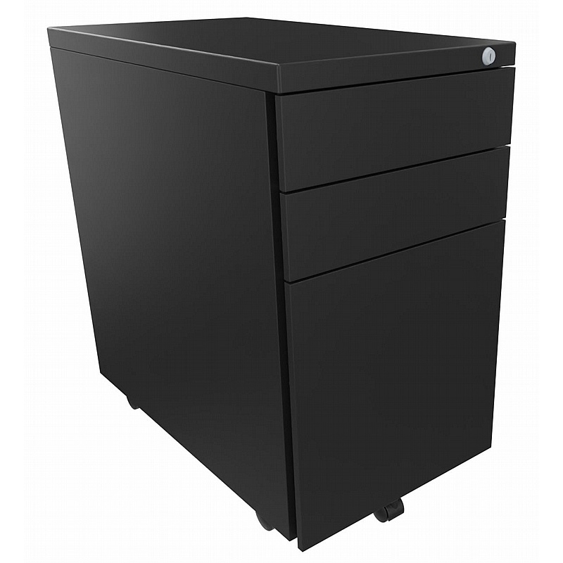 Elite Tall Narrow Under Desk Steel Mobile Pedestals - Office Furniture