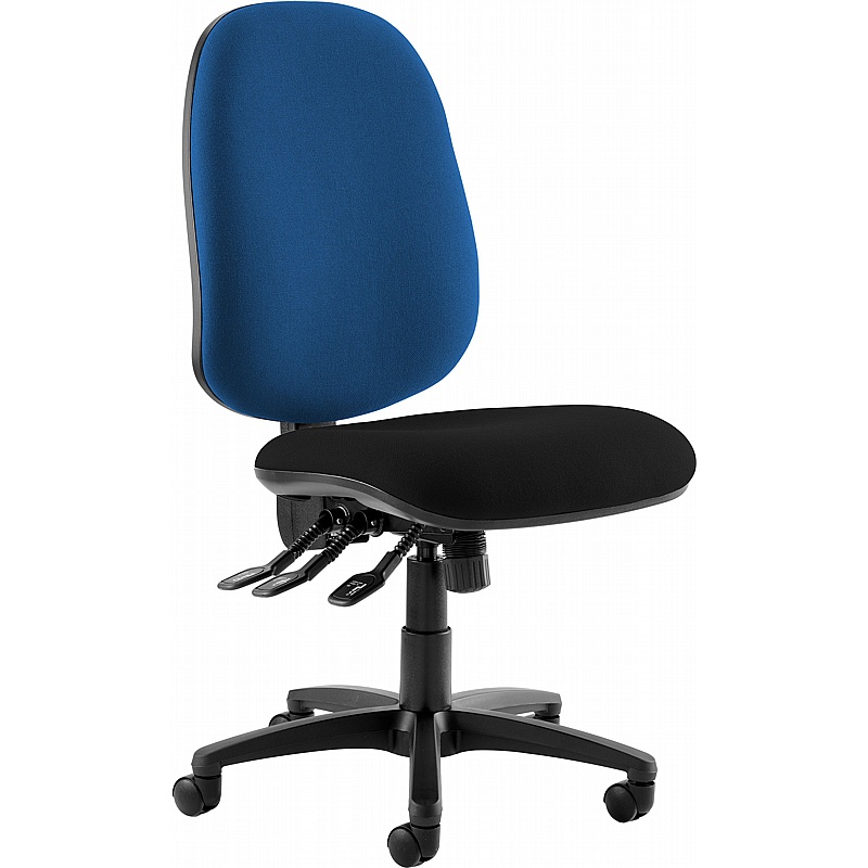 Kirby Duo Jumbo Heavy Duty 3-Lever Task Chairs - Office Furniture