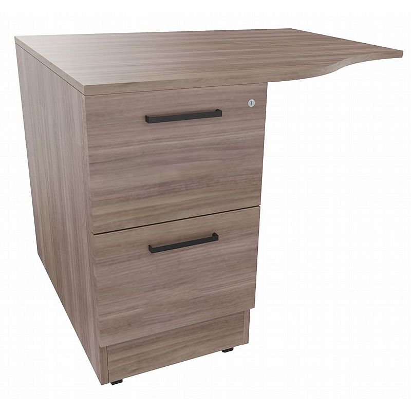 Elite Wave Desk High Extension Pedestal - Office Furniture