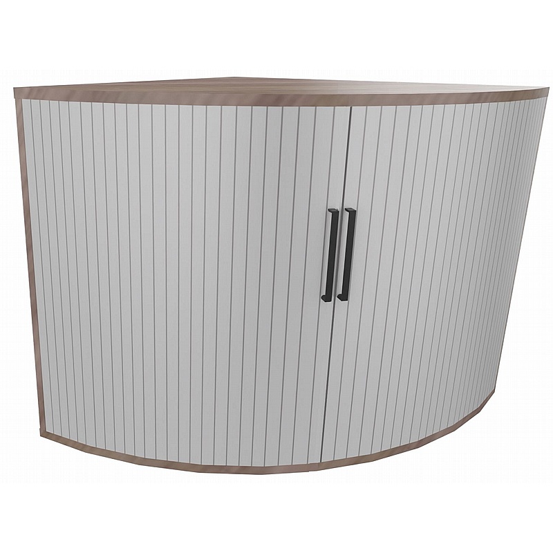 Elite Desk High Radial Tambour Cupboard - Office Furniture