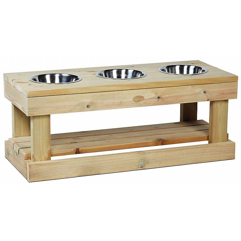 Adventure Tots Nursery Outdoor 3 Station Sensory Work Bench - Education