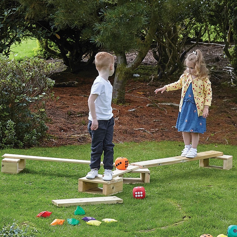 Adventure Tots Nursery Outdoor Balance Bundle - Education