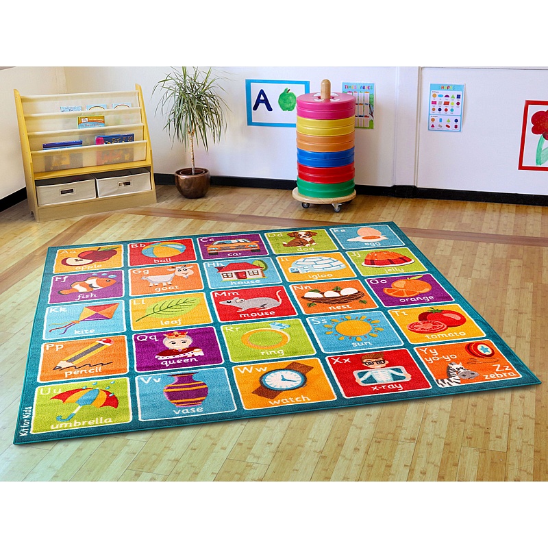Square Alphabet Carpet - Education