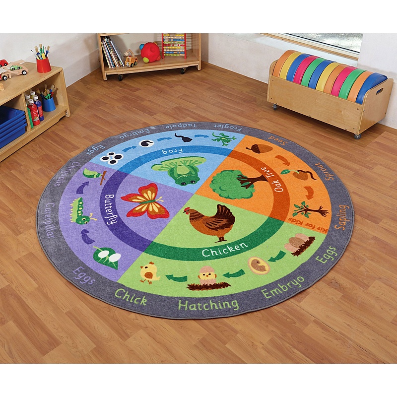 Life Cycle Carpet - Education