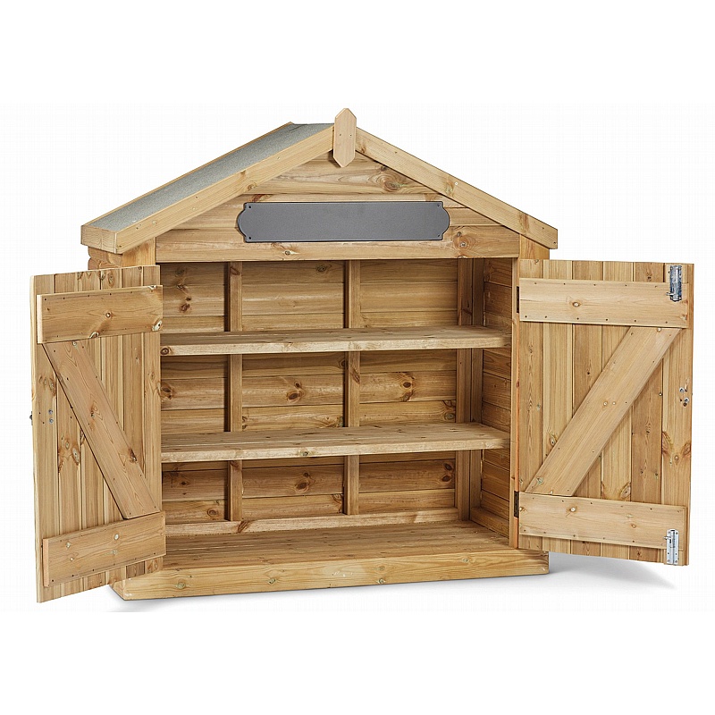 Adventure Tots Nursery Outdoor Loose Parts Lodge - Education