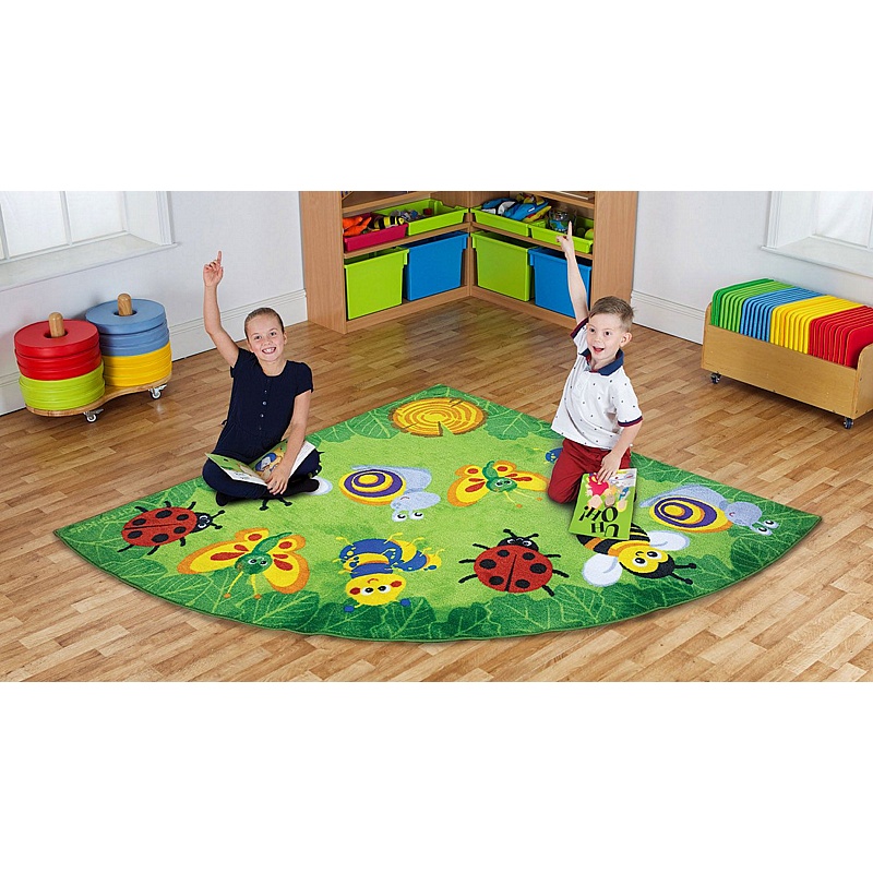 Back to Nature Bug Corner Placement Carpet - Education