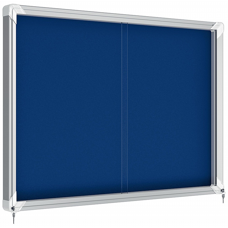 Nobo Premium Plus Sliding Door Felt Noticeboards - Office Furniture