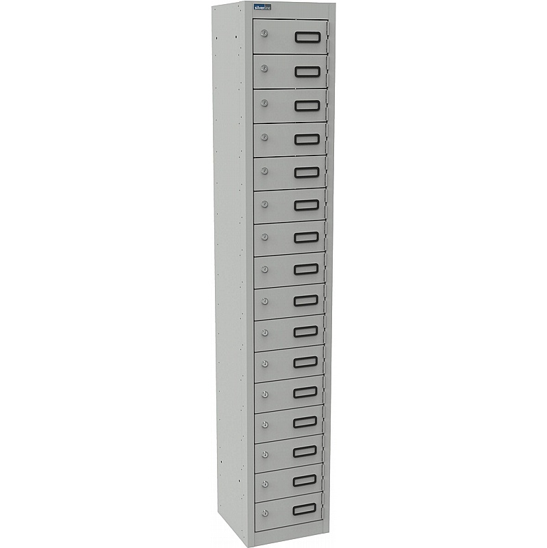 Silverline Kontrax 16 Compartment Personal Effects Lockers - Lockers & Cloakroom