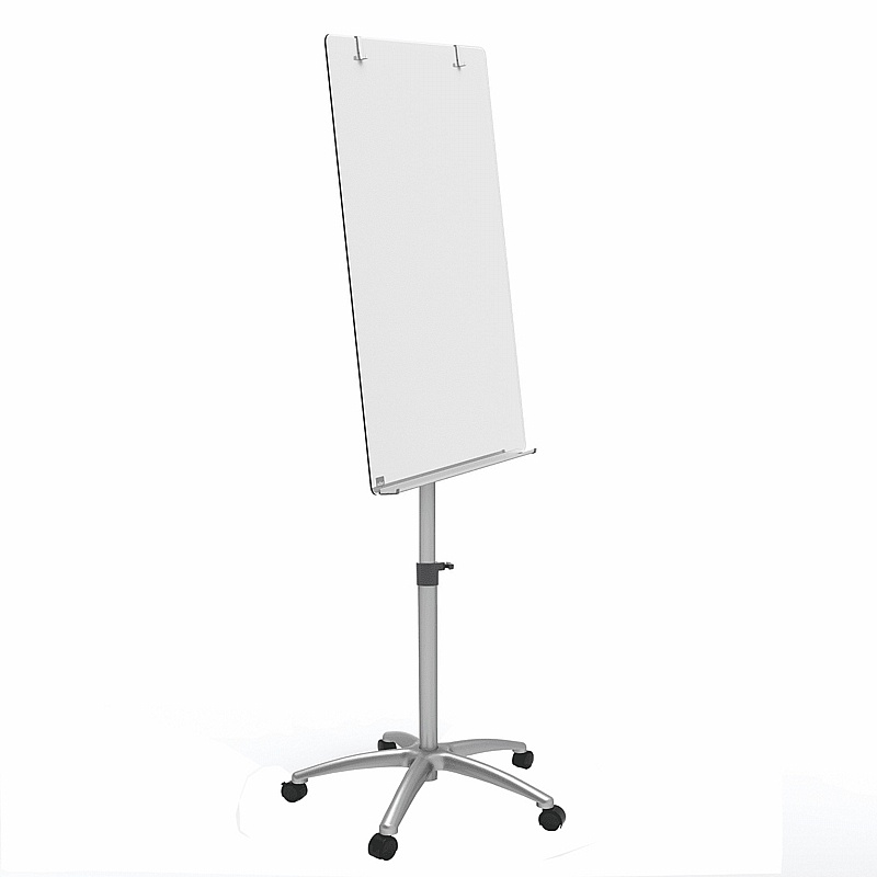 Nobo Glass Magnetic Mobile Flipchart Easels - Office Furniture