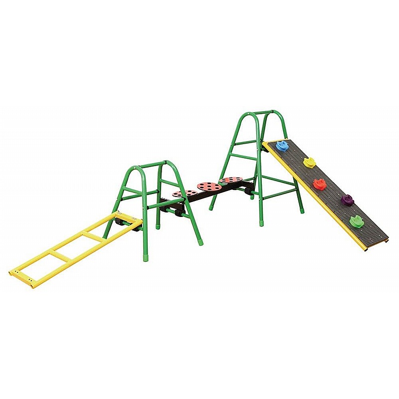 Little Leapers Modular Outdoor 5 Piece Climb Gym Set - Education