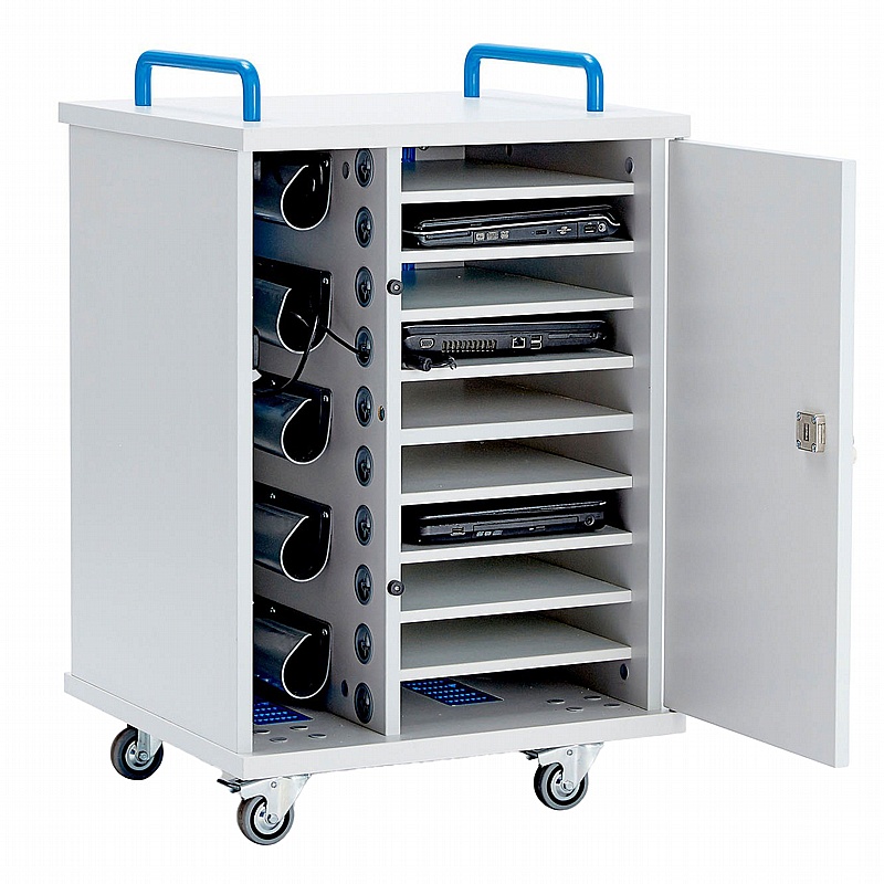 LapCabby Lyte 10H Horizontal Laptop Charging and Storage Trolley - Education