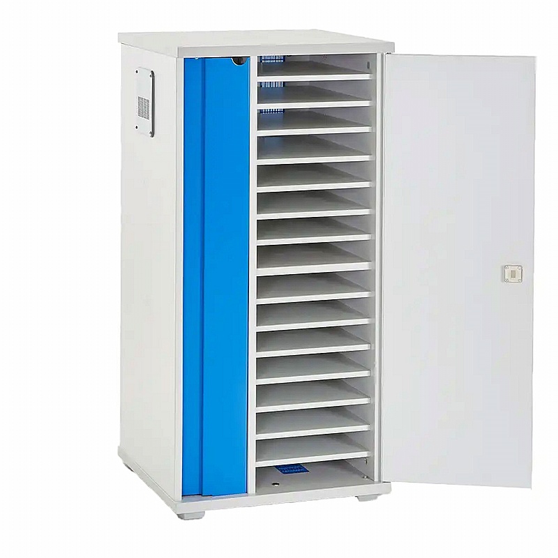 LapCabby Lyte 16H Single Door Horizontal Laptop Charging and Storage Cabinet - Education