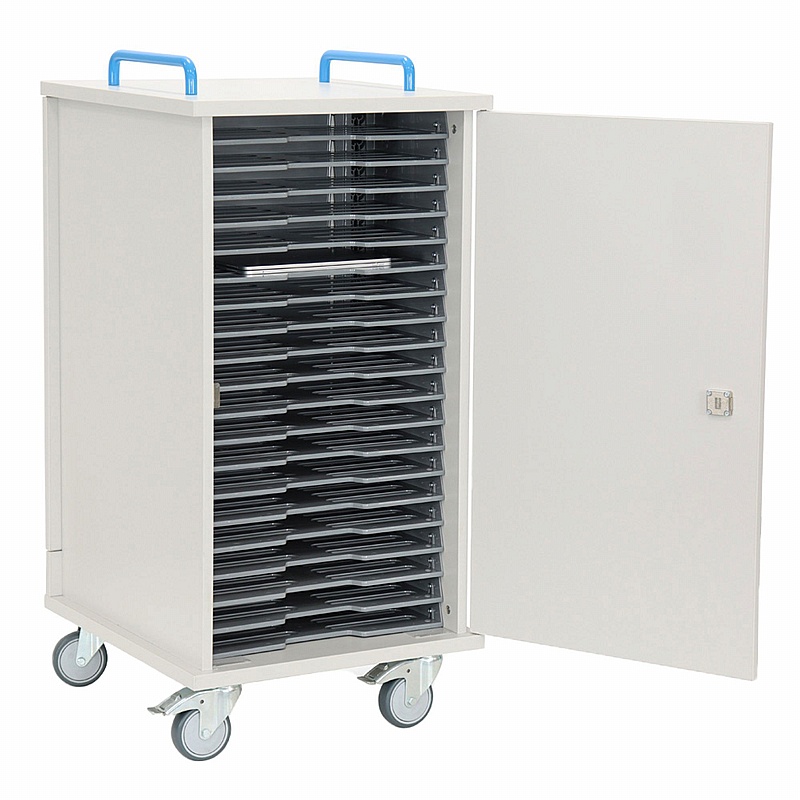LapCabby Lyte 20 Single Door Horizontal Laptop Charging and Storage Trolley - Education