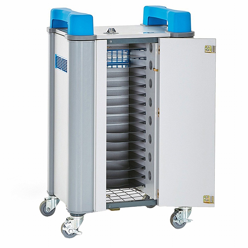 LapCabby Tab 16H Horizontal Single Door Tablet Charging and Storage Trolley - Education