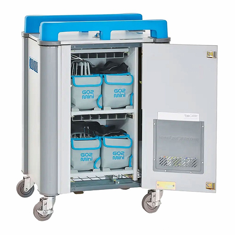 LapCabby Tab 20V Vertical Tablet Charging and Storage Trolley - Education