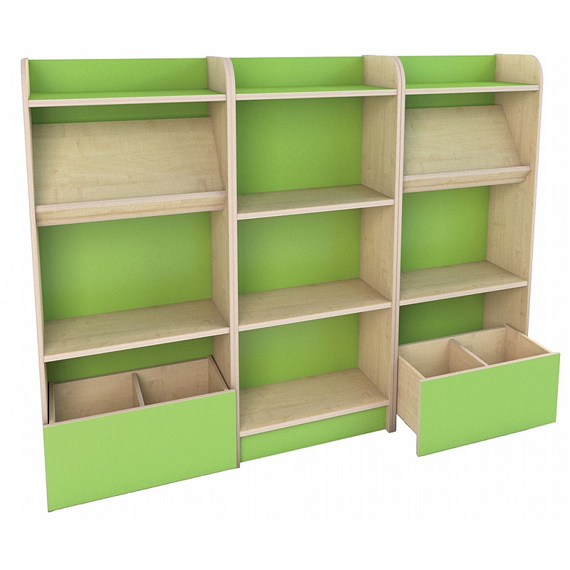 KubbyClass Display and Browse Bookcases Bundle - Education