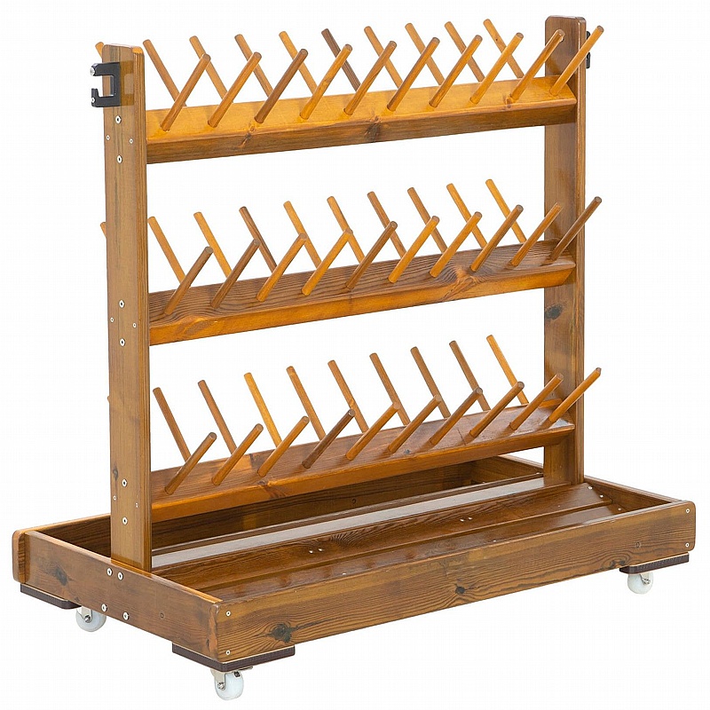 Outdoor Mobile Double Sided Welly Storage - Education