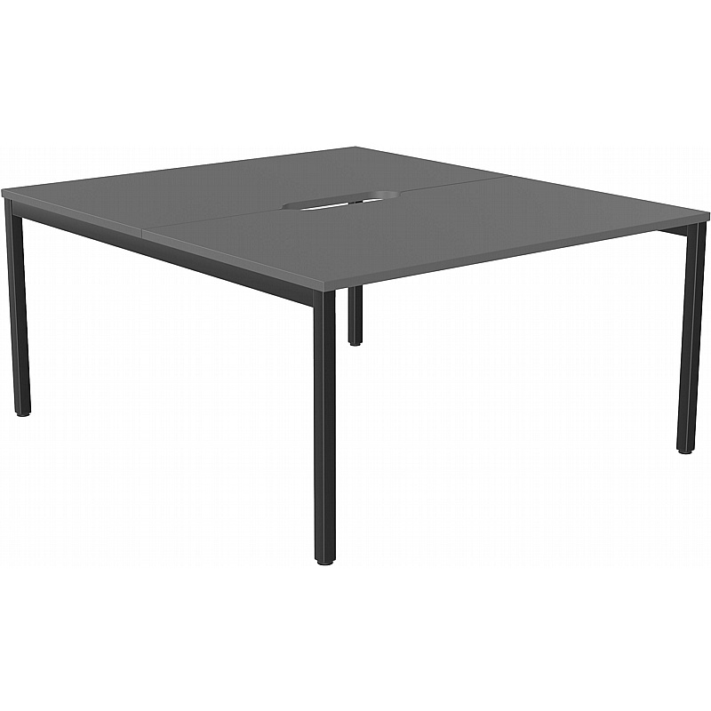 SmartLine 2 Person Back to Back Bench Office Desking - Office Furniture