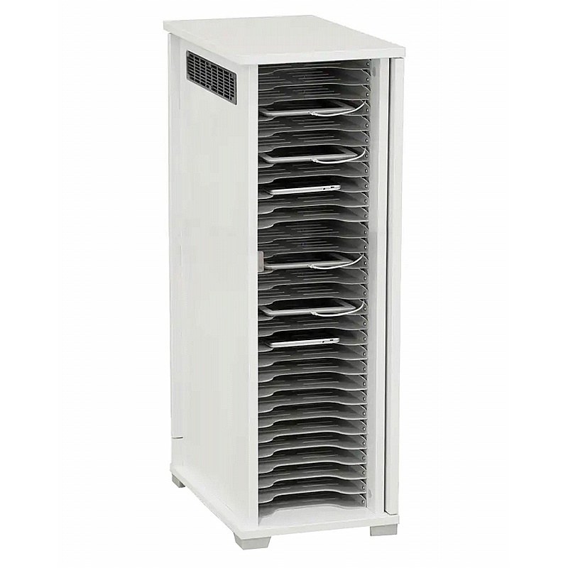 LapCabby Lyte 30H Single Door Tablet Charging and Storage Cabinet - Education