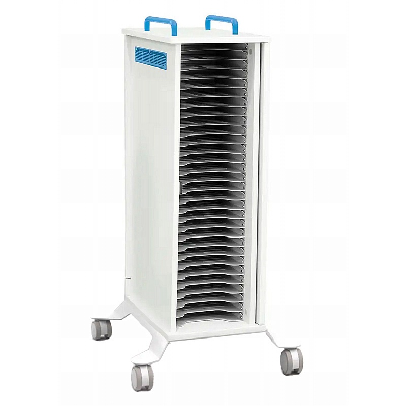 LapCabby Lyte 30H Single Door Tablet Charging and Storage Trolley - Education