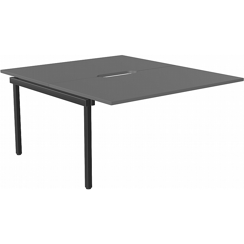SmartLine Rectangular Back to Back Bench Extension Desks - Office Furniture