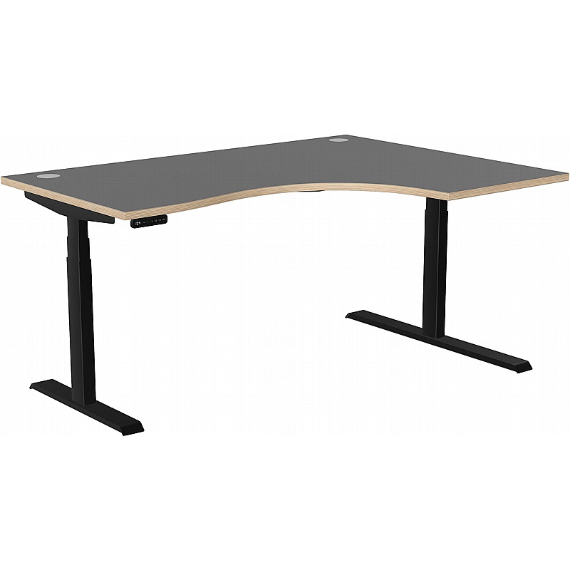 SmartLine Pro Ergonomic Radial Sit Stand Office Desks - Office Furniture