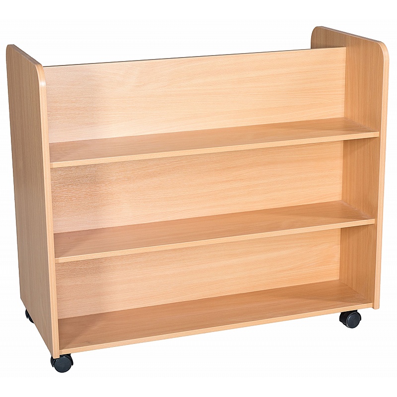 Folio Premium Library Double Sided Mobile Bookcase - Education
