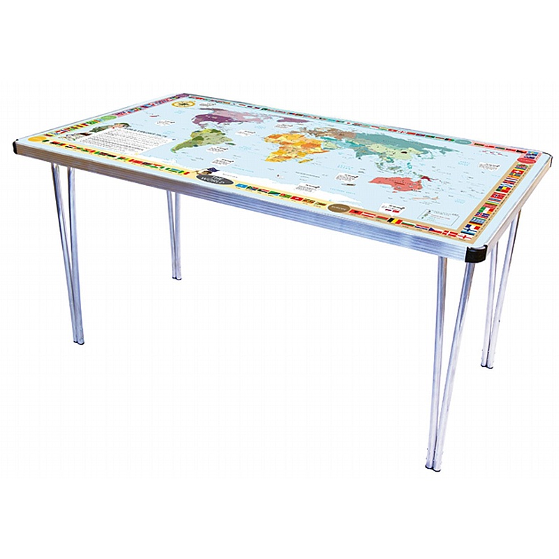 Gopak Activity World Map Folding Table - Education