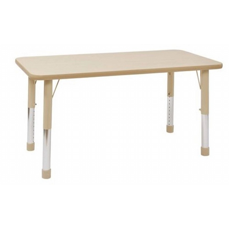 Wisdom Elegant Height Adjustable Rectangular Tables - Education