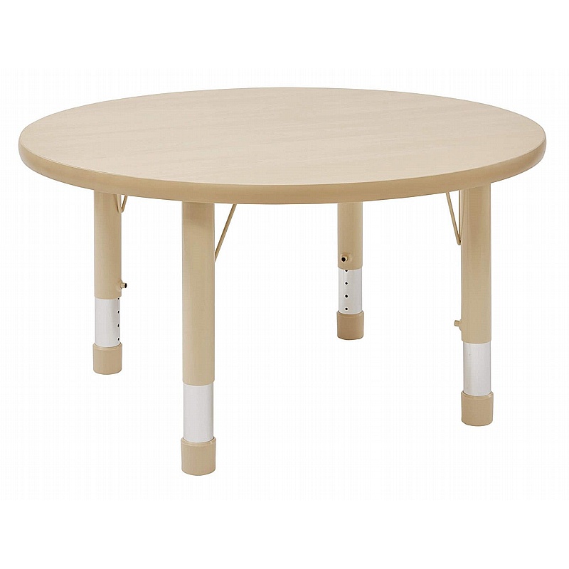 Wisdom Elegant Height Adjustable Circular Tables - Education
