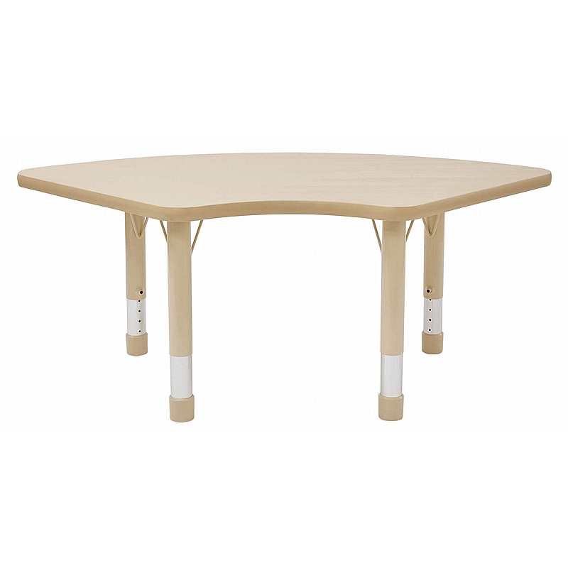 Wisdom Elegant Height Adjustable Kidney Tables - Education