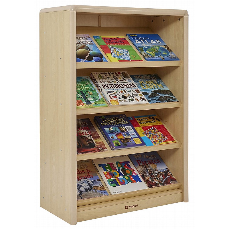 Wisdom Elegant Sloping Nursery and Library Bookcase - Education
