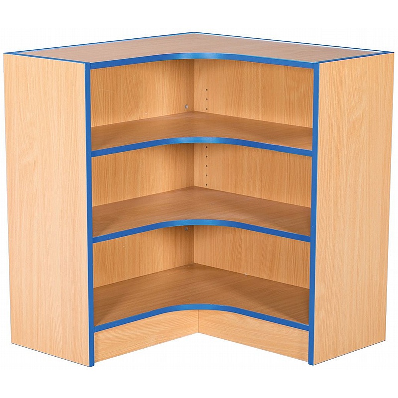 Folio Premium Library Flat Top Internal Corner Bookcase - Education