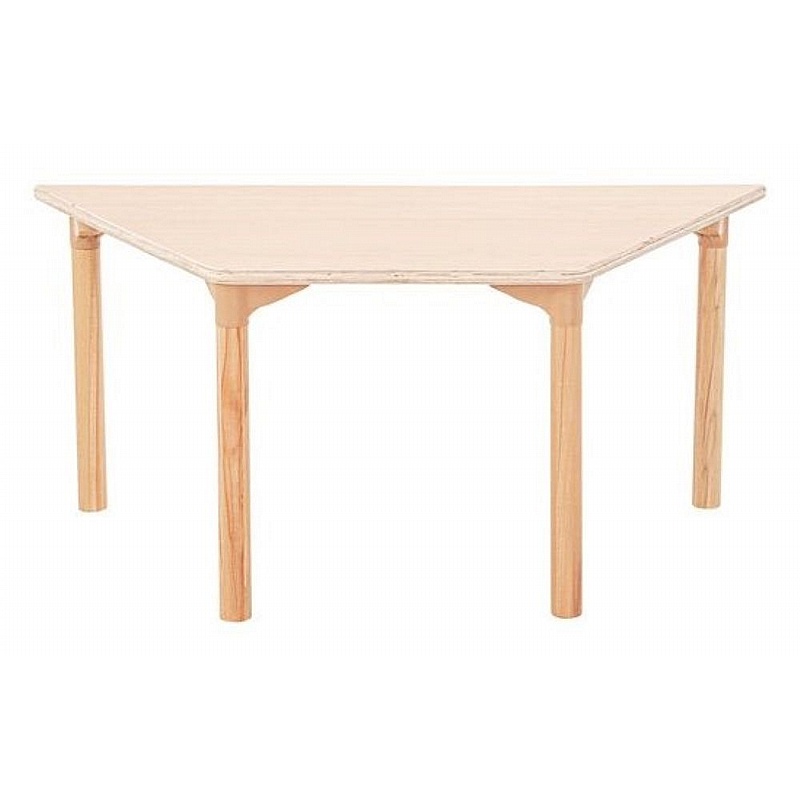 Zona Beechwood Trapezoid Nursery and Pre School Tables - Education
