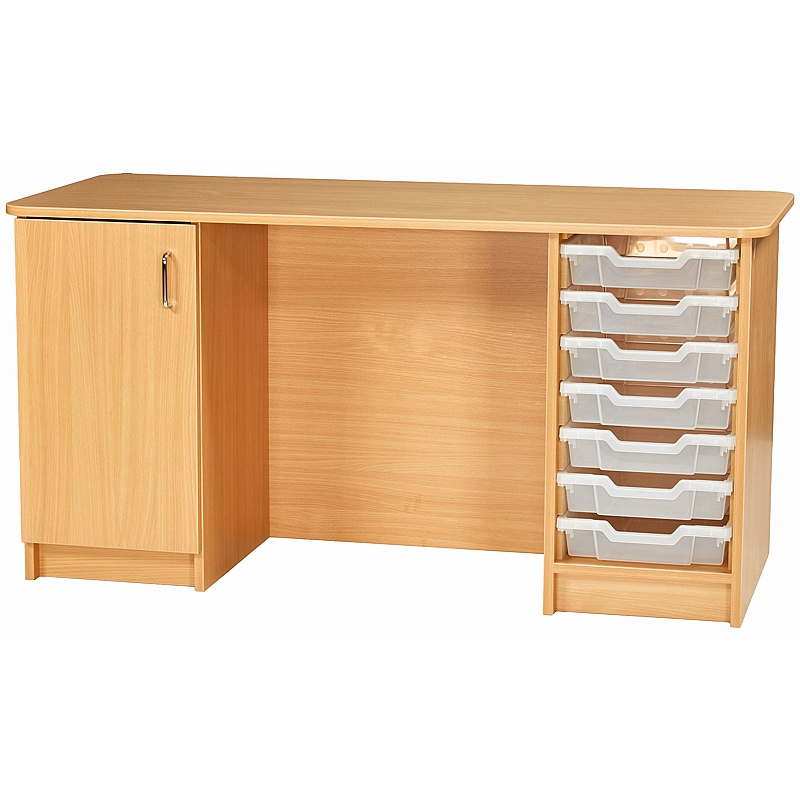 Campus Teachers Double Pedestal Office Desk - Education