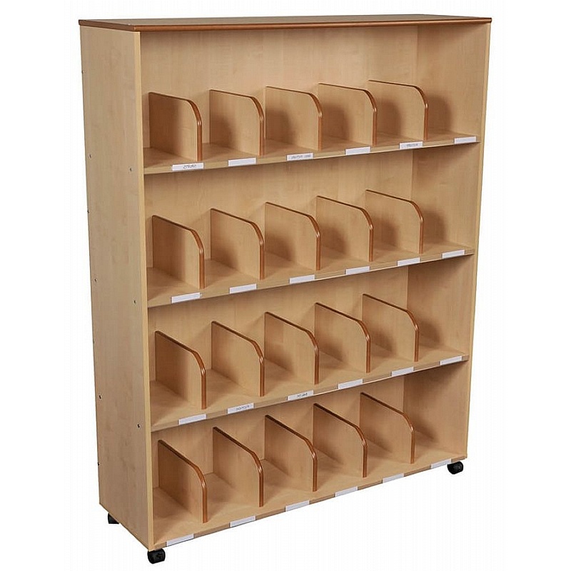 Maple Adult Mobile Bookcase - Education