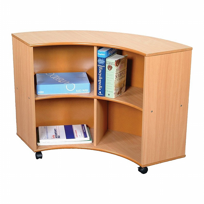 Beech Nursery and Library Concave Bookcase - Education