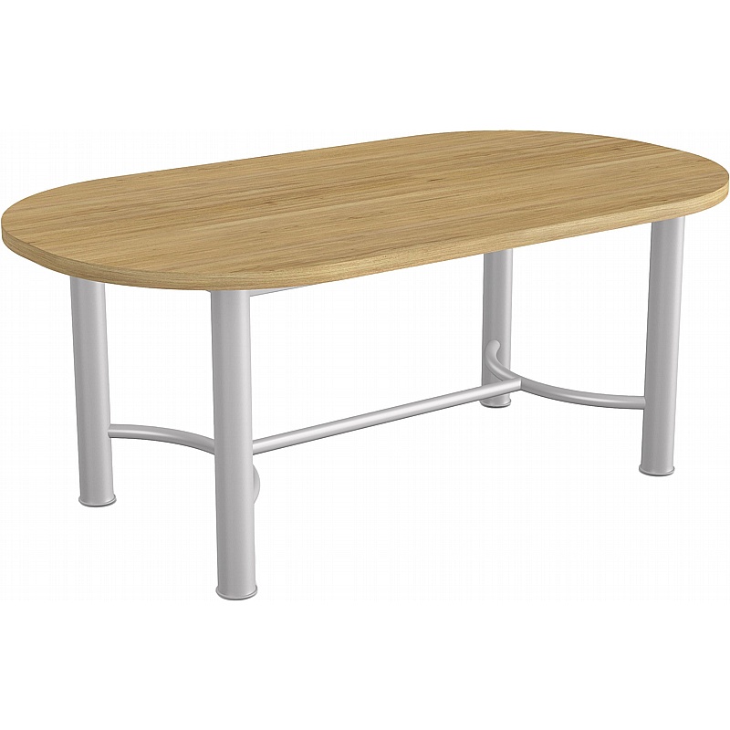 Demino D-End Meeting and Breakout Tables - Office Furniture