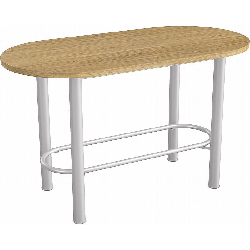 Demino D-End Meeting and Breakout High Tables - Office Furniture