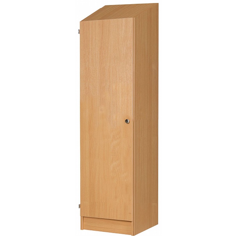 EduLock Wooden Non-Locking Sloping Top Secondary School Lockers - Education