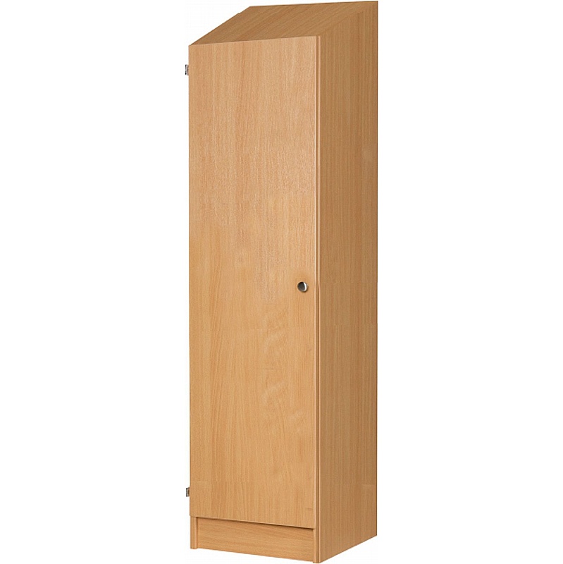 EduLock Wooden Locking Sloping Top Secondary School Lockers - Education