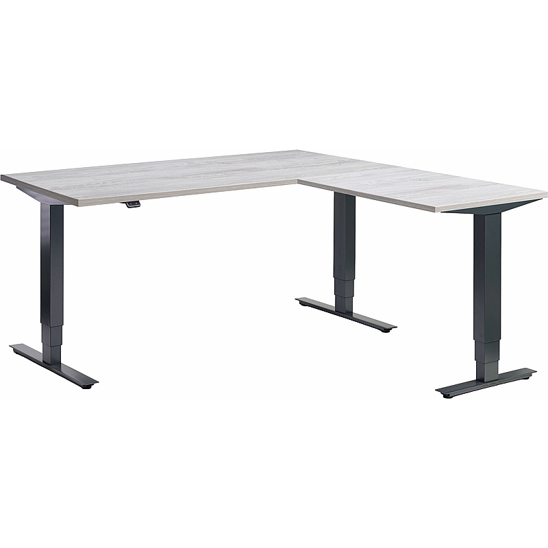 Advance Triple Motor Electric Height Adjustable Corner Office Desks - Office Furniture