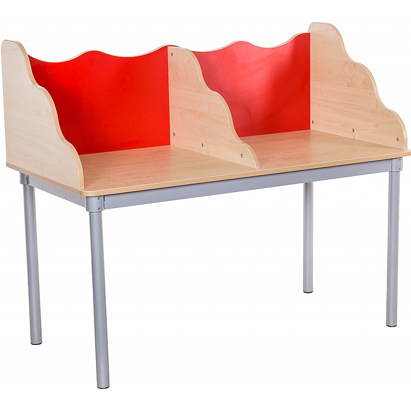 Campus Wave Double Study Carrels - Education