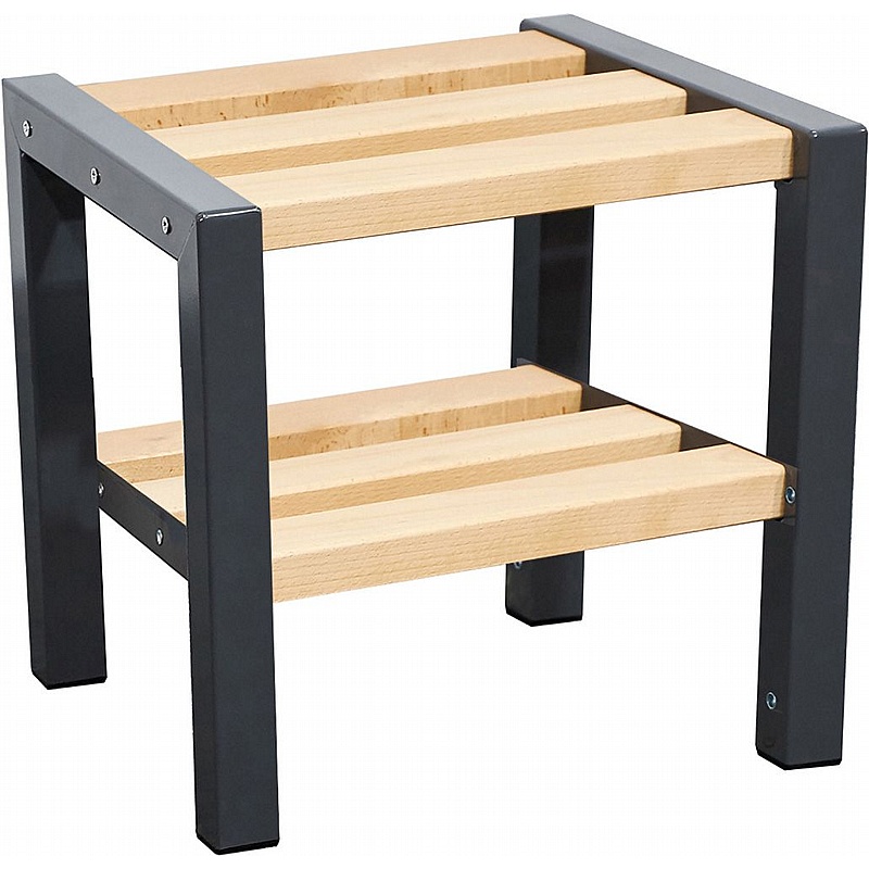 Veste Premium Single Sided Changing and Cloakroom Bench Seats with Shoe Rack - Education