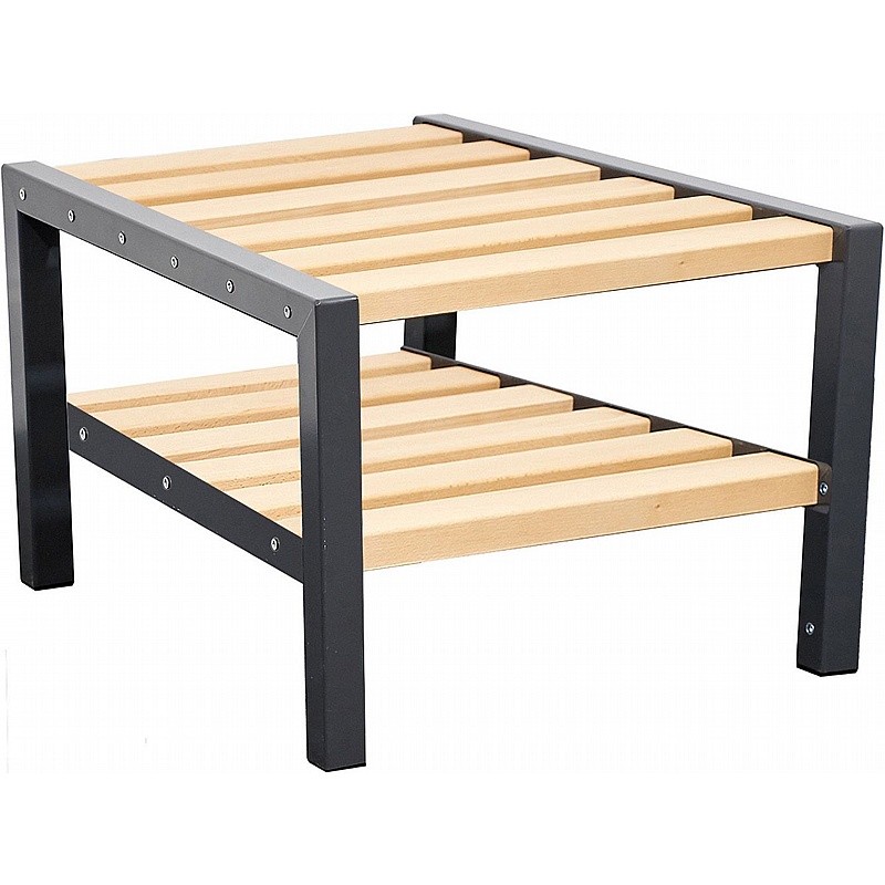 Veste Premium Double Sided Changing and Cloakroom Bench Seats with Shoe Rack - Education