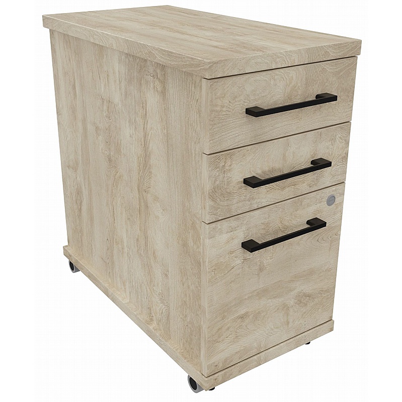 Unified Tall Narrow Under Desk Mobile Pedestals - Office Furniture