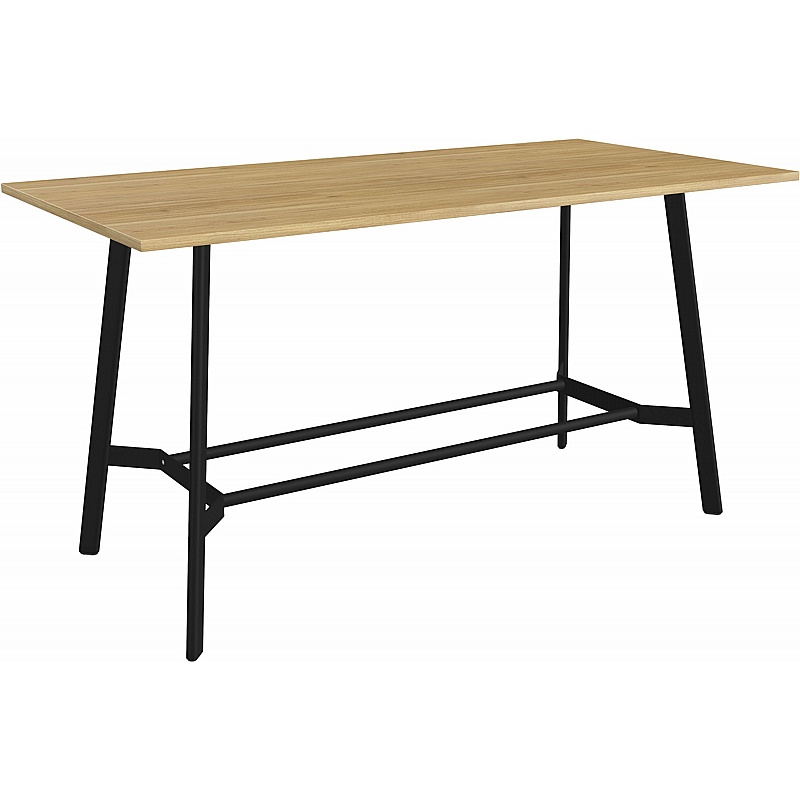 Minimus Rectangular Veneer High Breakout and Meeting Tables - Office Furniture