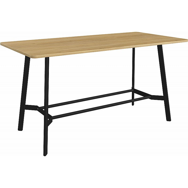 Minimus Curve Rectangular Veneer High Breakout and Meeting Tables - Office Furniture