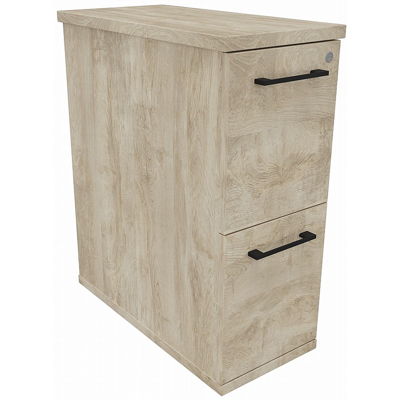 Unified Narrow Desk High Pedestals - Office Furniture