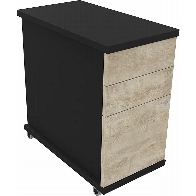 Unified Duo Flush Tall Mobile Under Desk Pedestals - Office Furniture